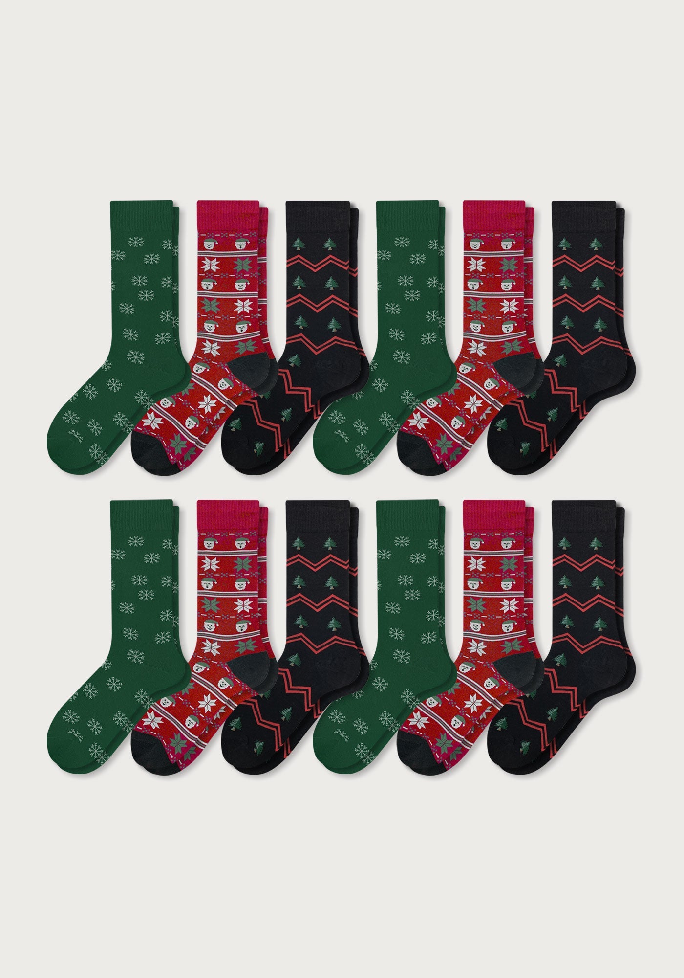 Media Navideña Casual Unisex